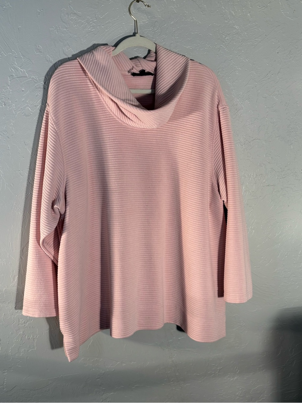 Pink Scoop Neck Sweater